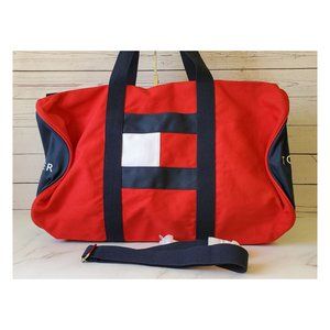 Tommy Hilfiger Large Canvas Duffle Bag / Gym Bag